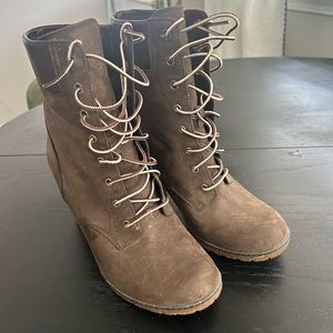 Brown Timberland ankle boots